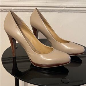 Nine West Cream High Heel Pumps